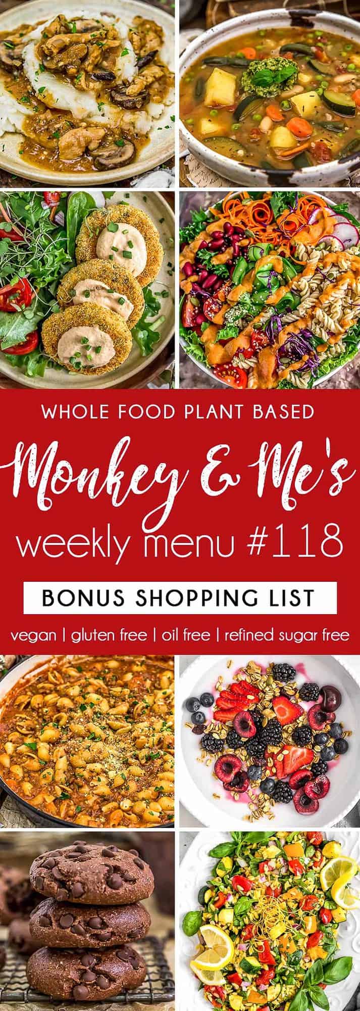 Monkey and Me's Menu 118 featuring 8 recipes