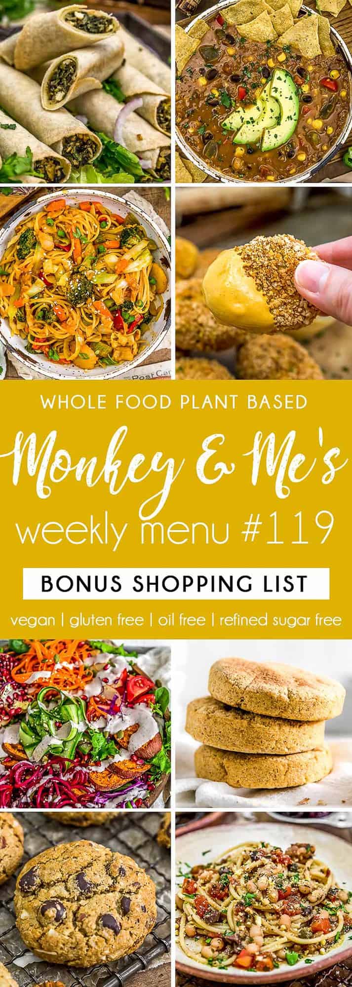 Monkey and Me's Menu 119 featuring 8 recipes