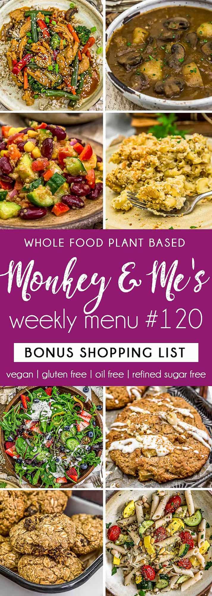 Monkey and Me's Menu 120 featuring 8 recipes