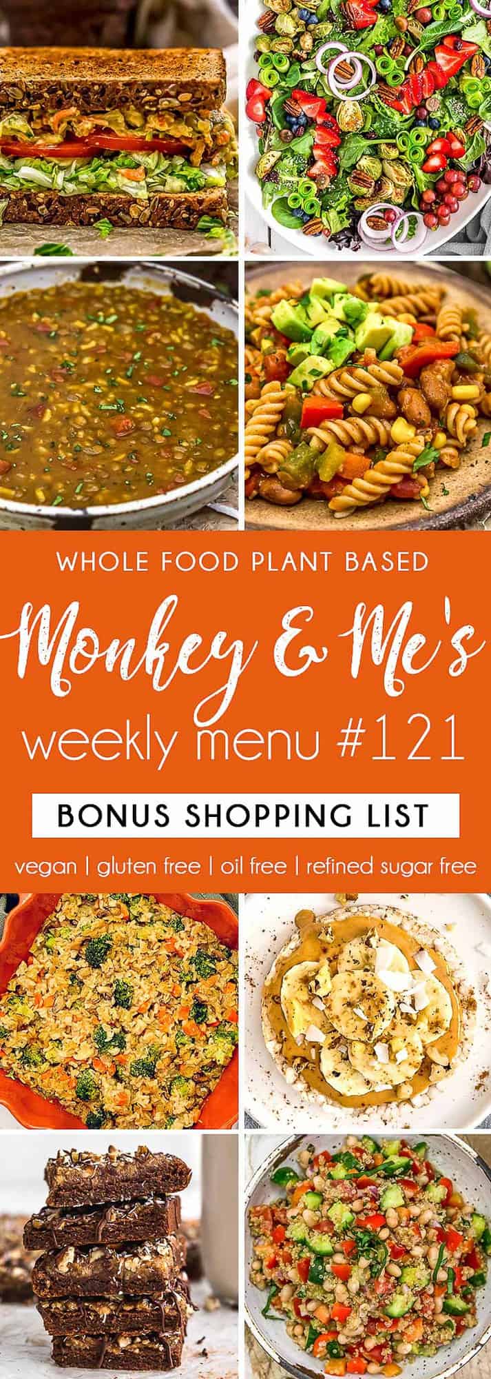 Monkey and Me's Menu 121 featuring 8 recipes