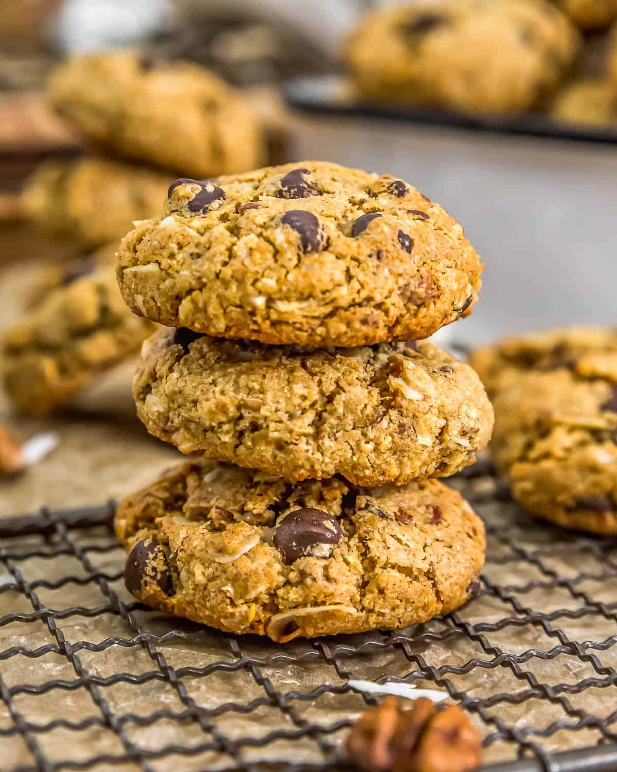 Stack of Vegan Neiman Marcus Cookies