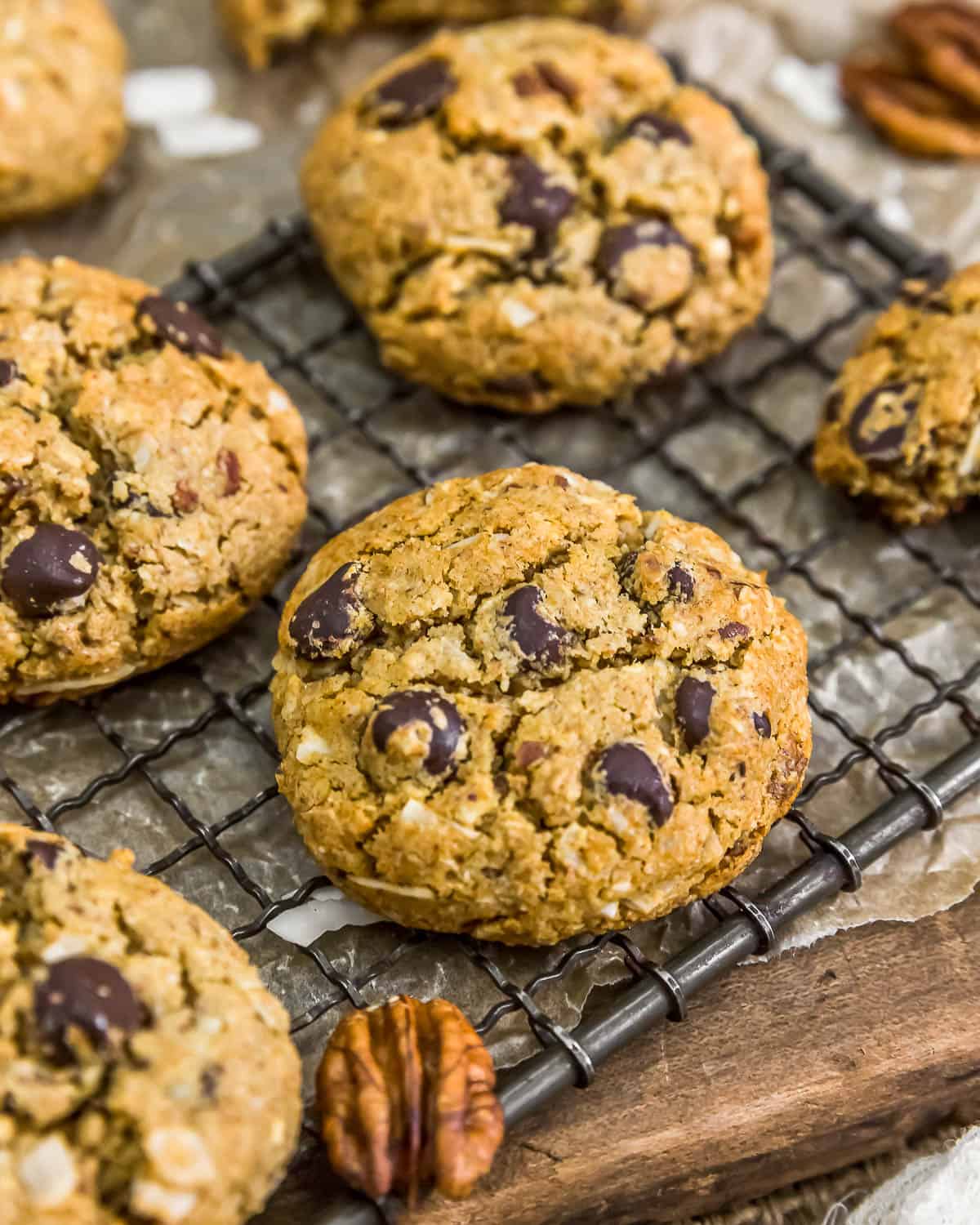 Close up of Vegan Neiman Marcus Cookies