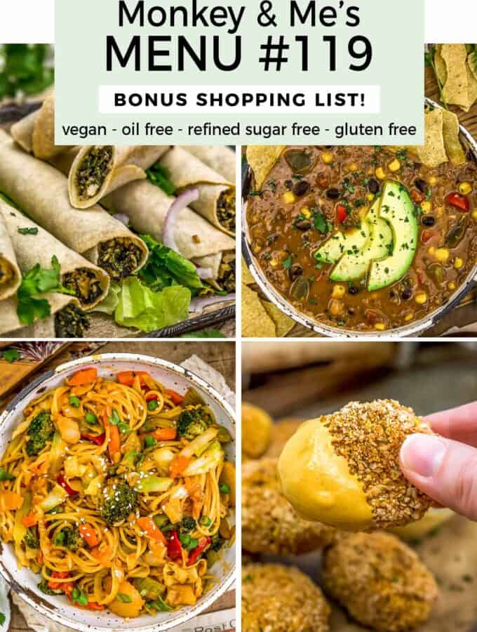 Monkey and Me's Menu 119 featuring 4 recipes