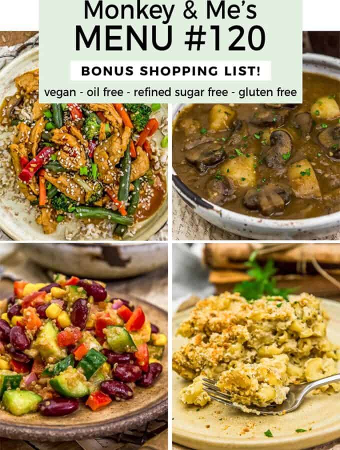 Monkey and Me's Menu 120 featuring 4 recipes