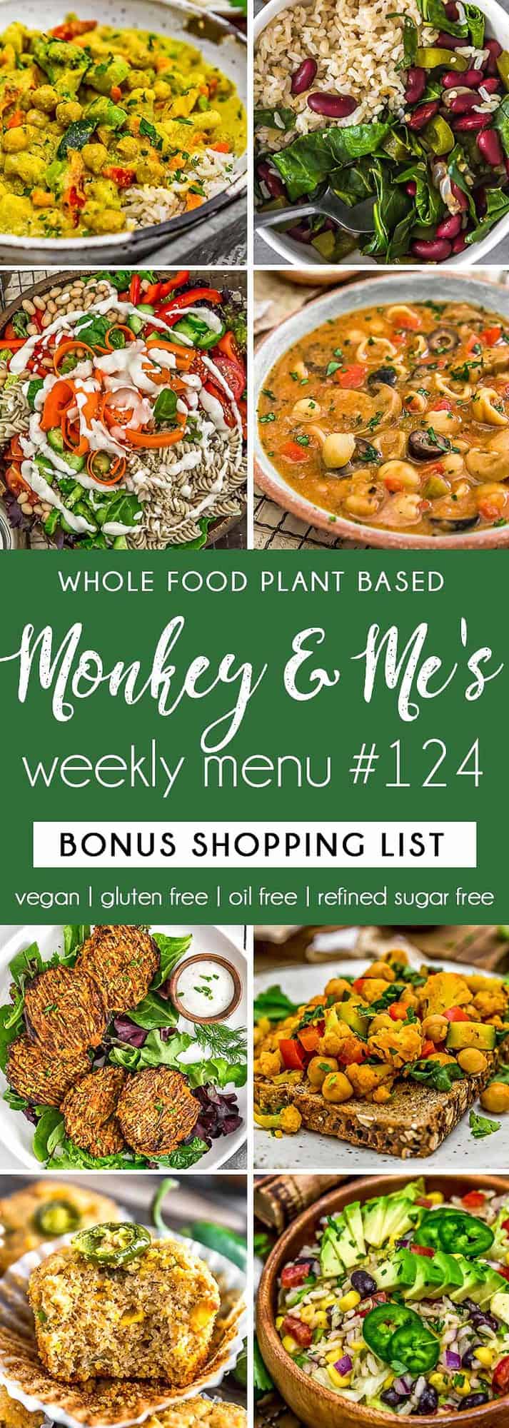 Monkey and Me's Menu 124 featuring 8 recipes