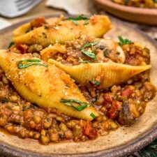 스파이시 토마토 렌틸 쉘파스타