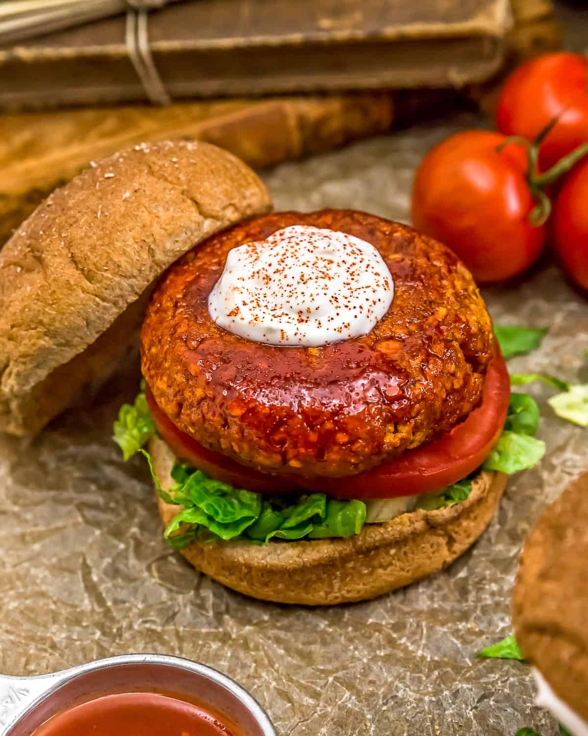 Vegan Firecracker Burgers