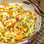 Bowl of Vegan Tropical Coleslaw