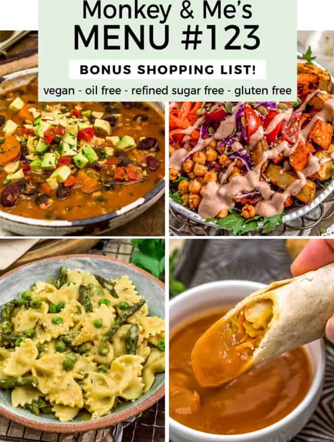 Monkey and Me's Menu 123 featuring 4 recipes