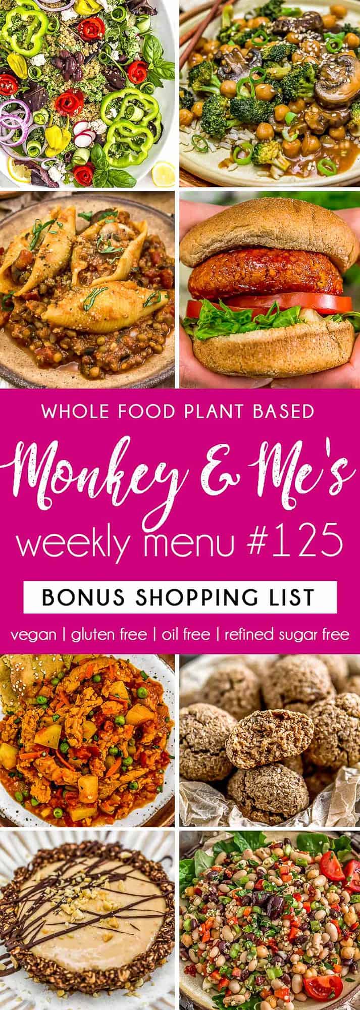 Monkey and Me's Menu 125 featuring 8 recipes