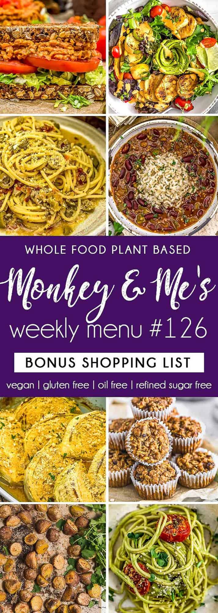 Monkey and Me's Menu 126 featuring 8 recipes