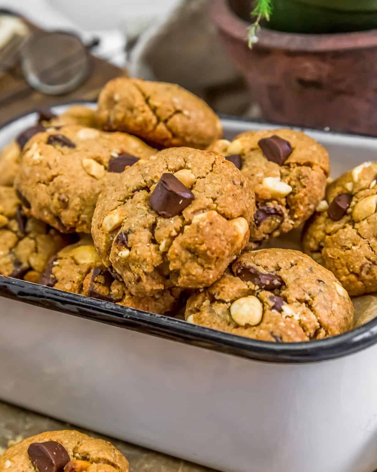 Vegan Snickers Cookies