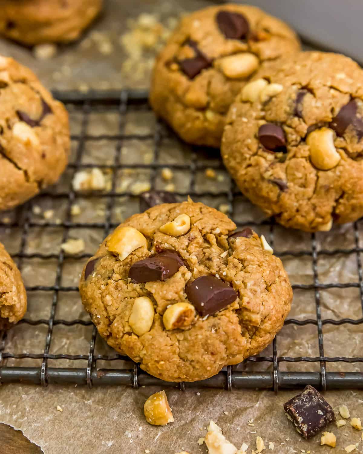 Vegan Snickers Cookies