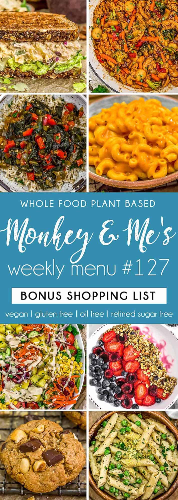 Monkey and Me's Menu 127 featuring 8 recipes