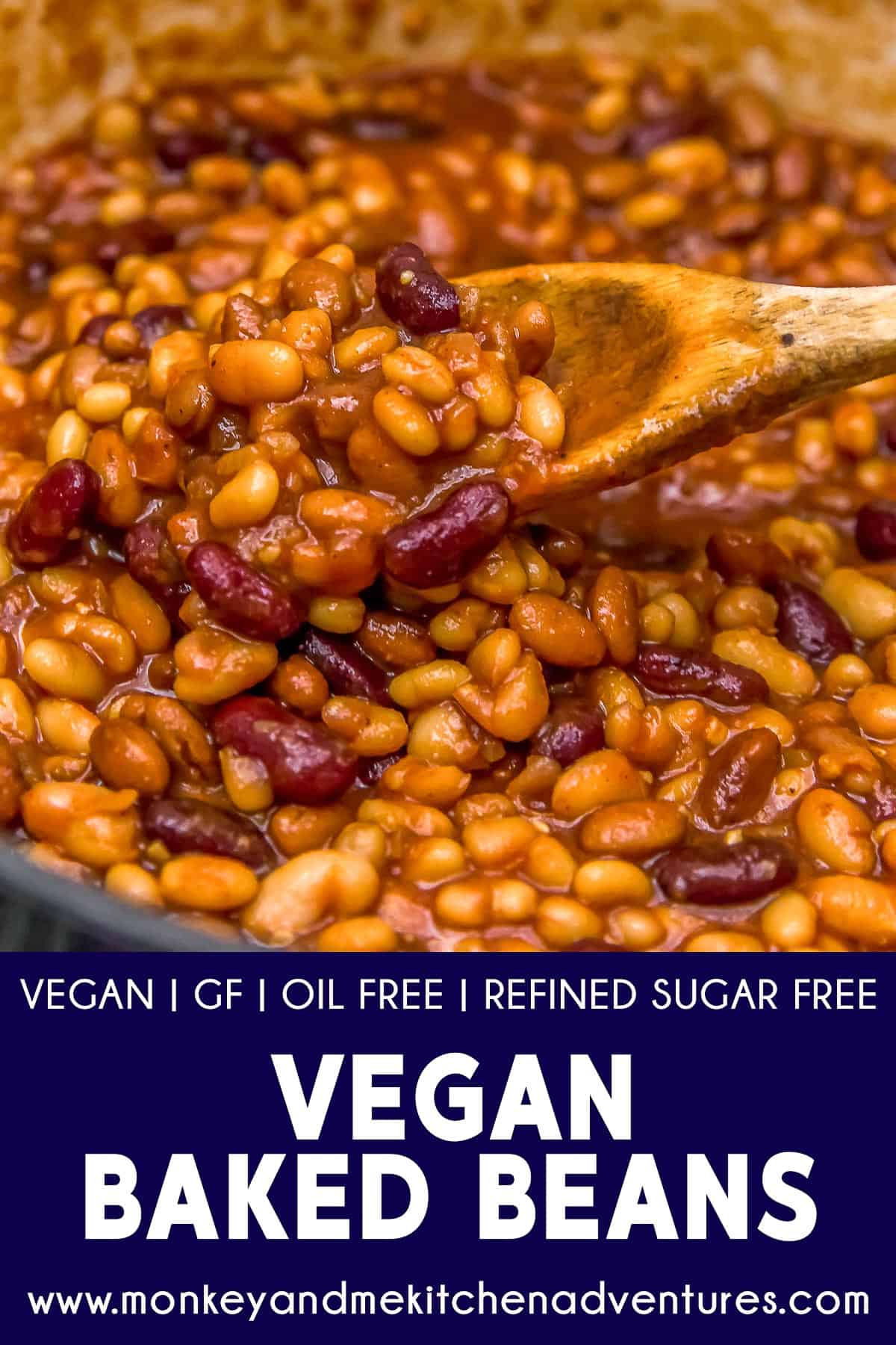 Vegan Baked Beans with Text Description