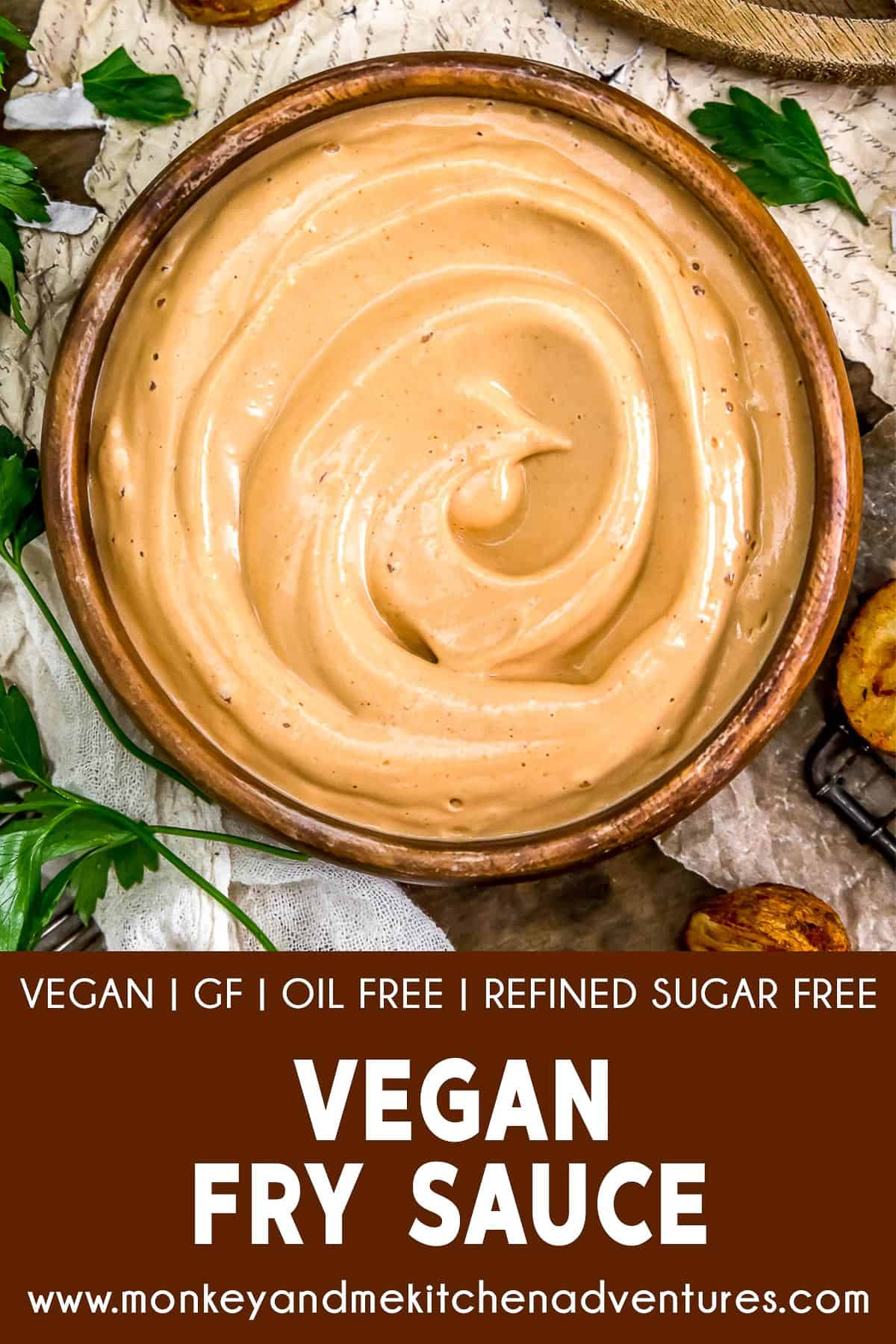 Vegan Fry Sauce with Text Description