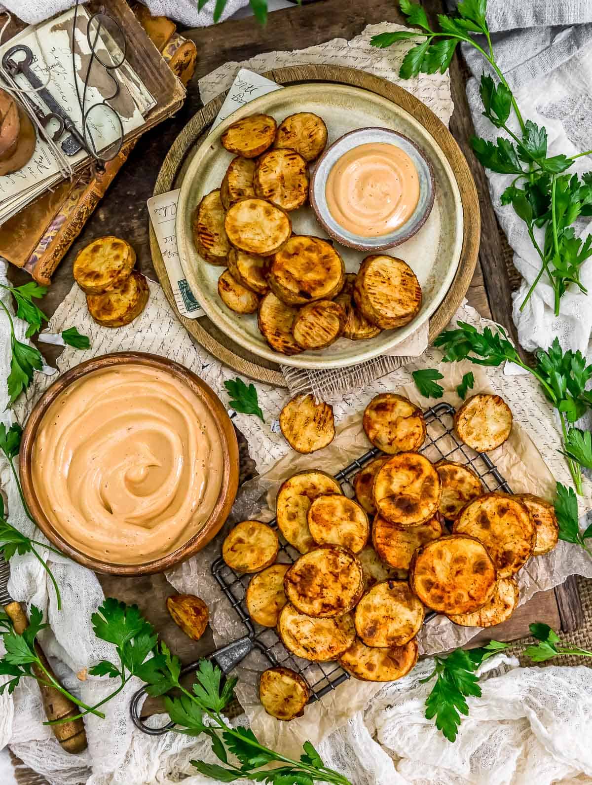 Tablescape Vegan Fry Sauce