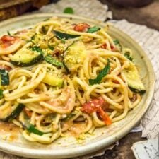 애호박 방울토마토 크림 파스타