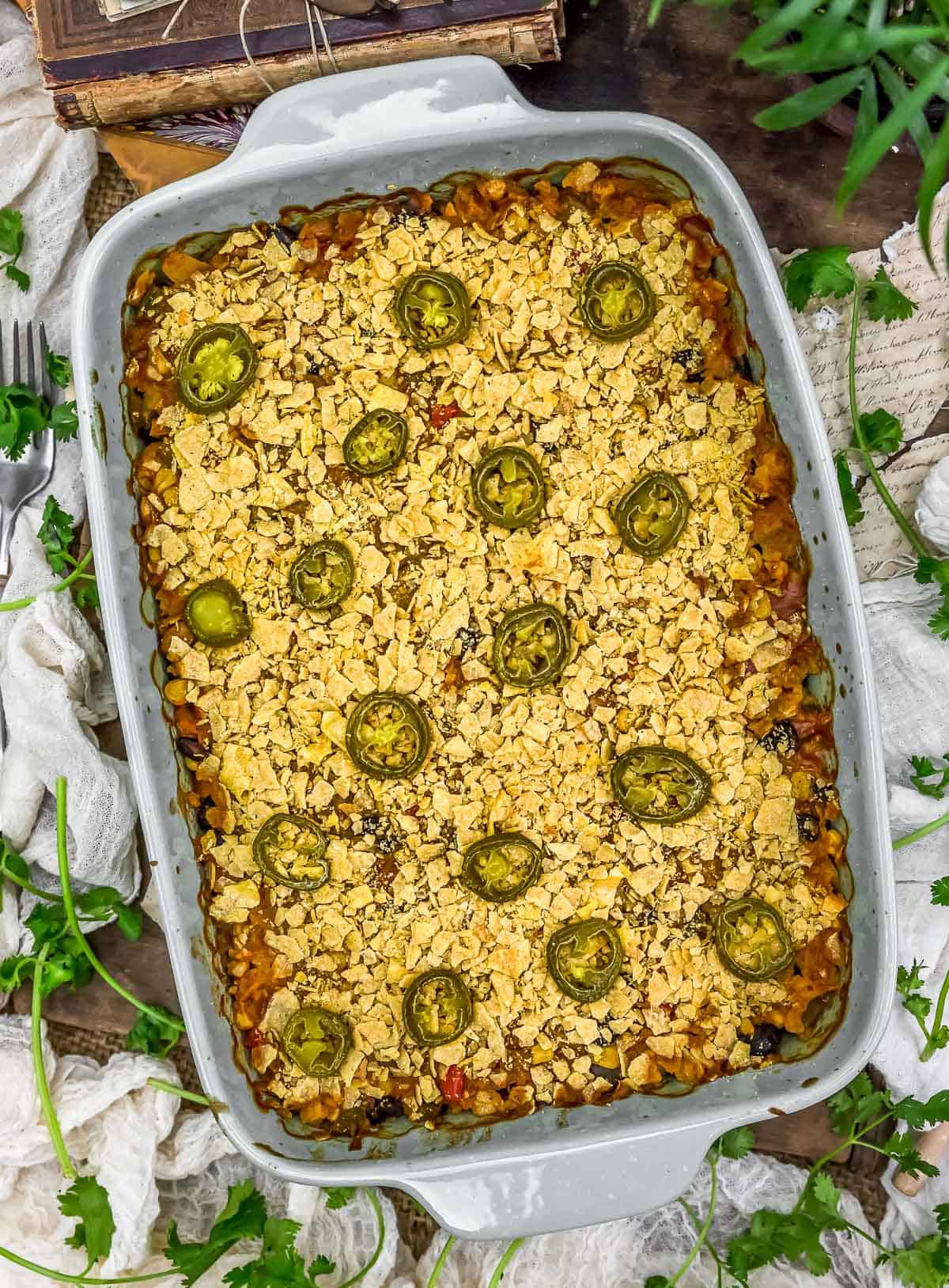 Vegan Tex-Mex Cabbage Casserole