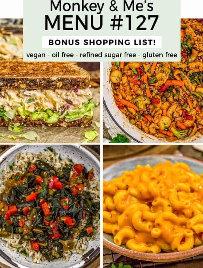 Monkey and Me's Menu 127 featuring 4 recipes