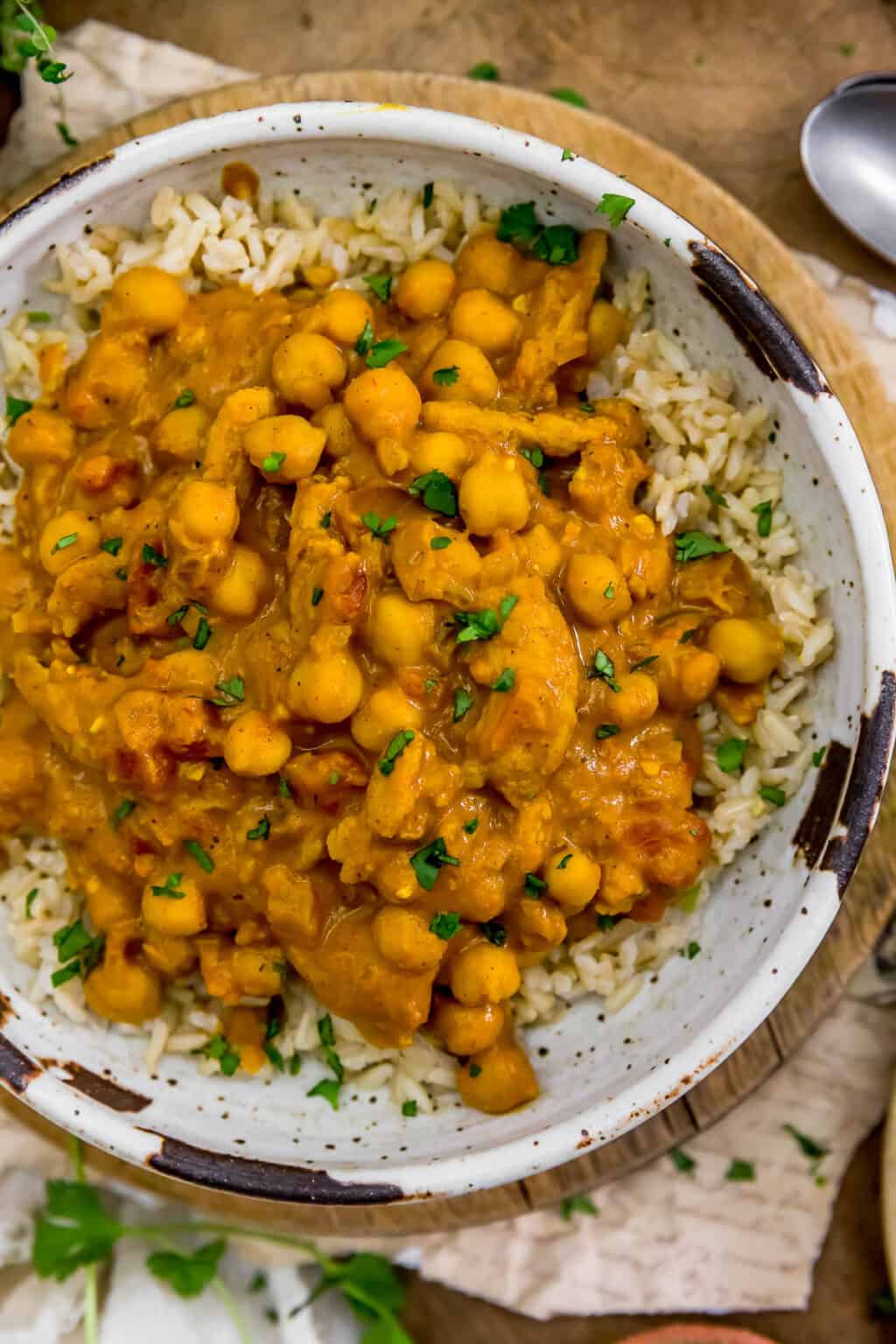 Easy Vegan Indian “Butter” Chickpeas - Monkey and Me Kitchen Adventures