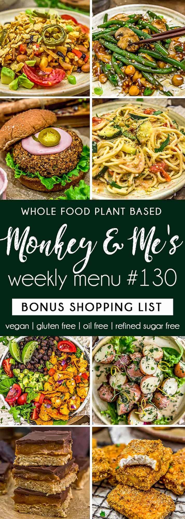 Monkey and Me's Menu 130 featuring 8 recipes