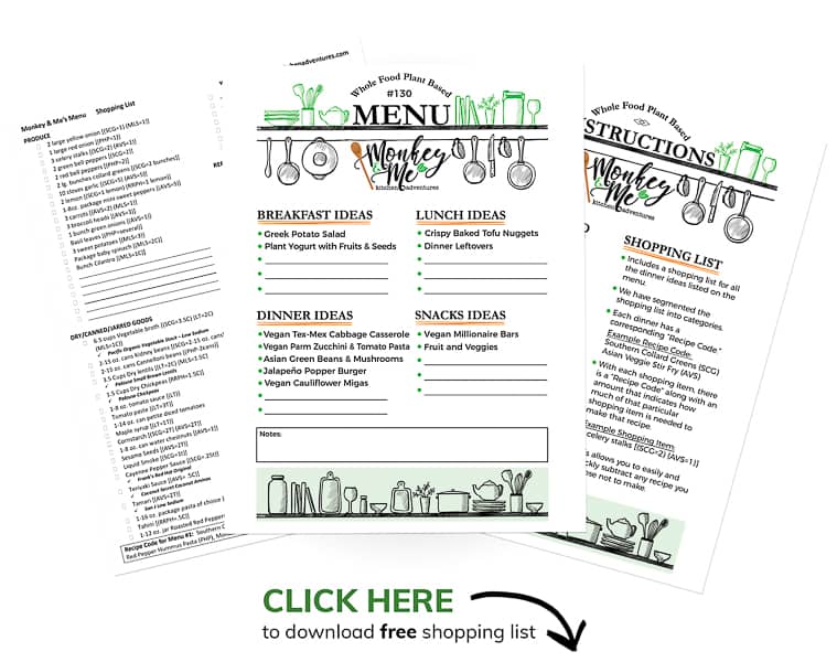 Monkey and Me's Menu 130 PDF Display