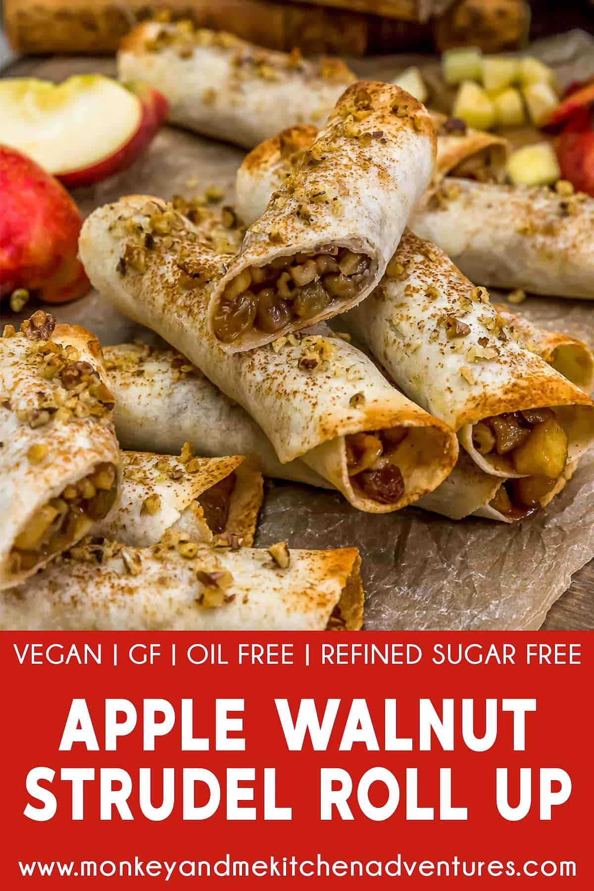 Apple Walnut Strudel Roll-Ups with Text Description