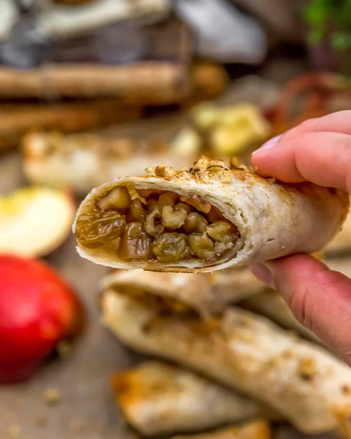 Eating Apple Walnut Strudel Roll-Ups