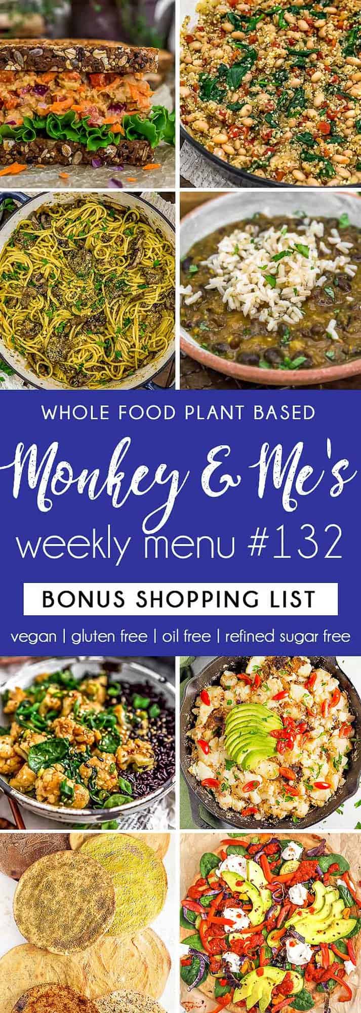 Monkey and Me's Menu 132 featuring 8 recipes