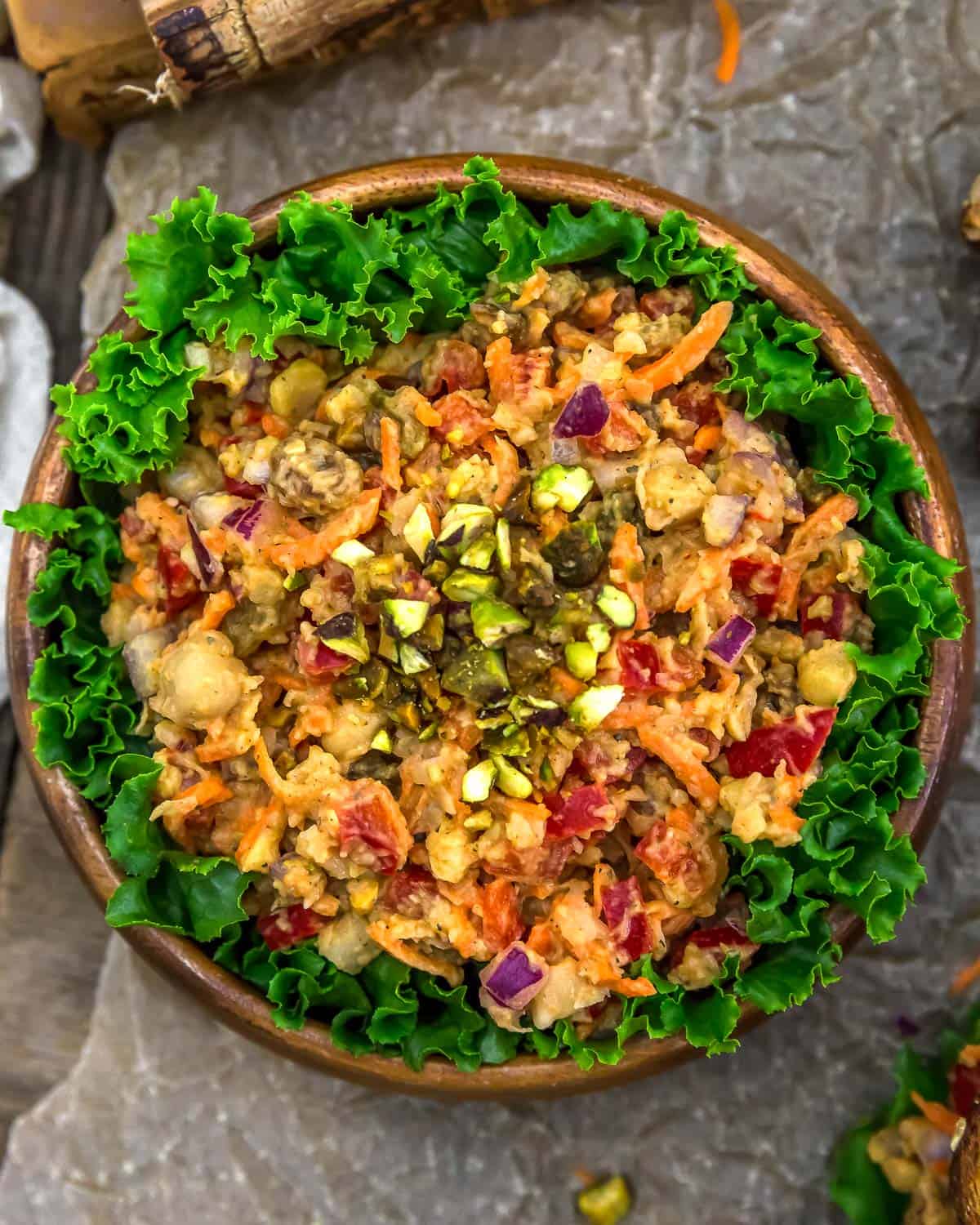 Bowl of Moroccan Chickpea Salad