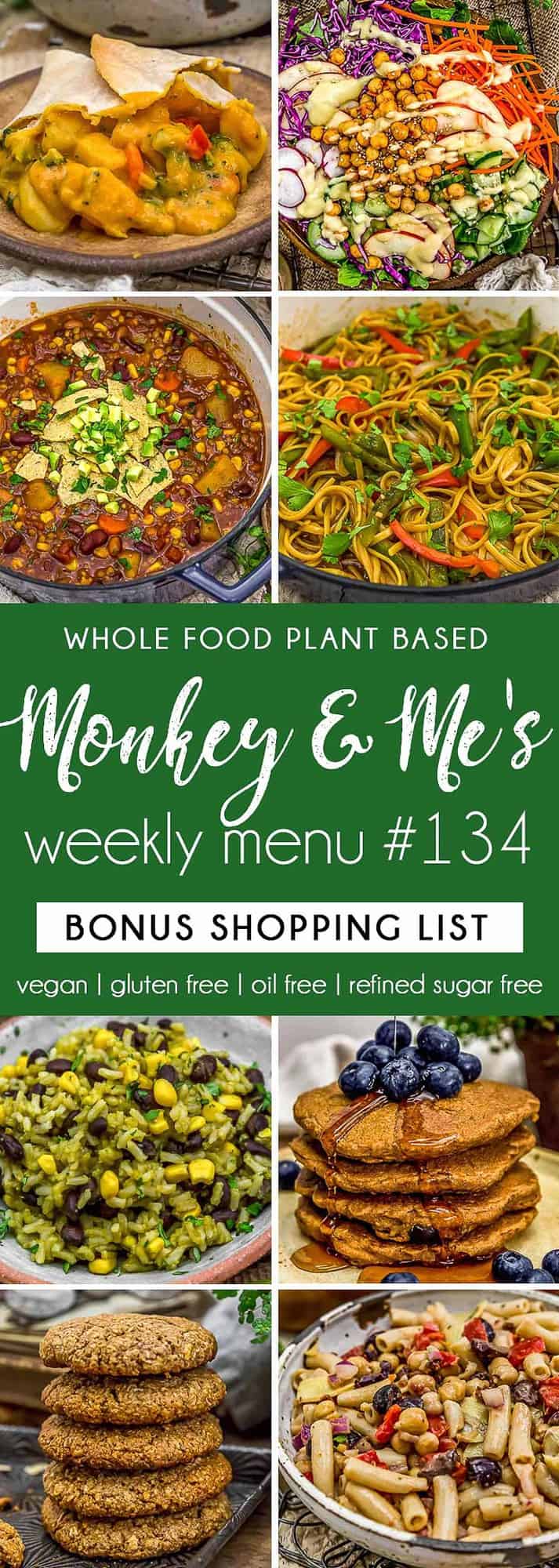 Monkey and Me's Menu 134 featuring 8 recipes