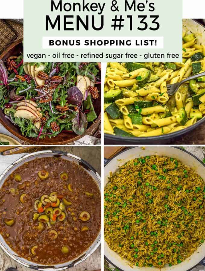 Monkey and Me's Menu 133 featuring 4 recipes