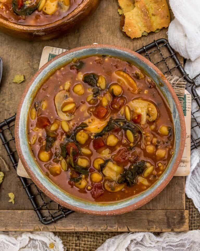 Chickpea Kale Tomato Soup Monkey and Me Kitchen Adventures