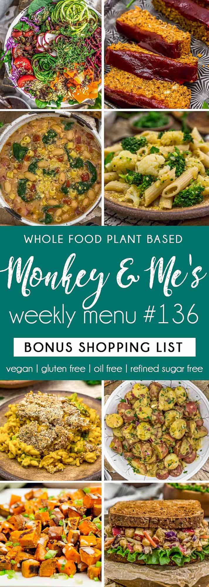 Monkey and Me's Menu 136 featuring 8 recipes