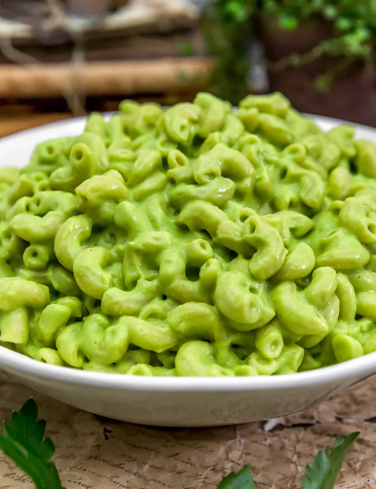 Vegan Spinach Mac and Cheese