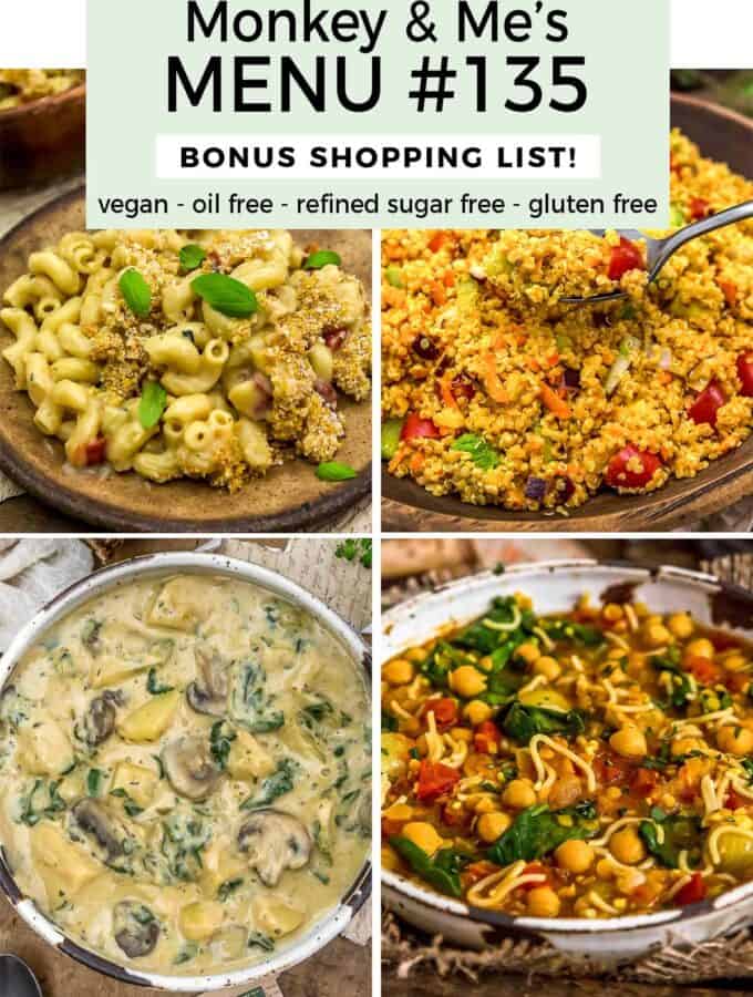 Monkey and Me's Menu 135 featuring 4 recipes