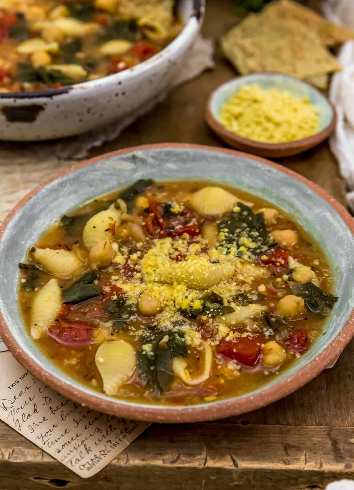 Bowl of Pasta E Ceci