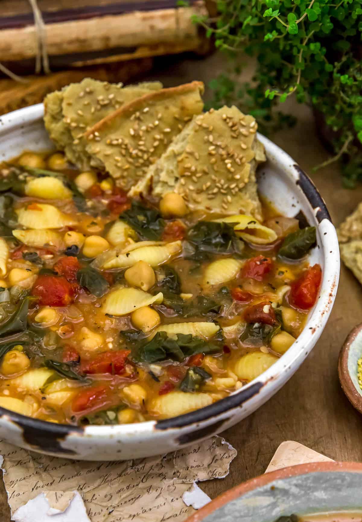 Bowl of Pasta E Ceci