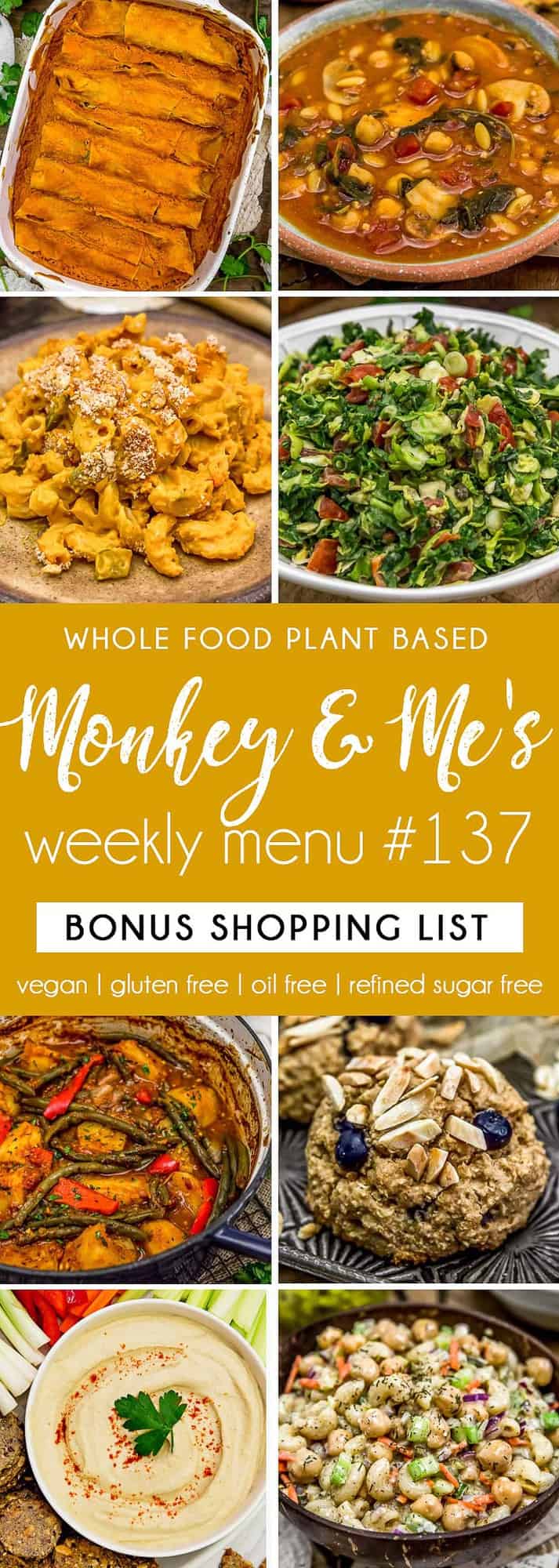 Monkey and Me's Menu 137 featuring 8 recipes