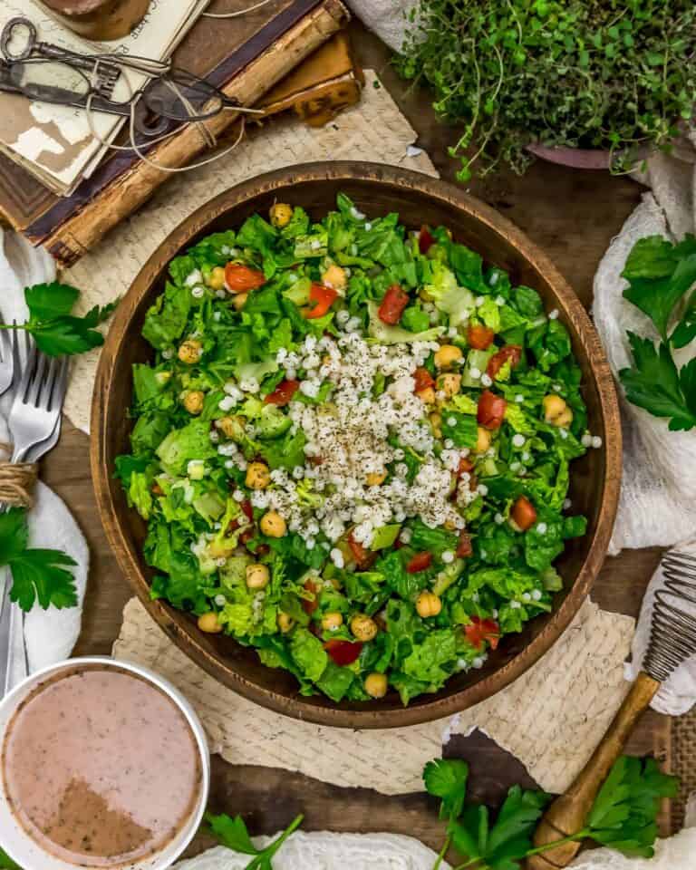 Oil Free Middle Eastern Couscous Salad Monkey and Me Kitchen Adventures