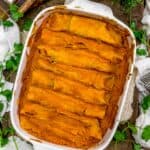 Oil Free Potato Enchilada Casserole