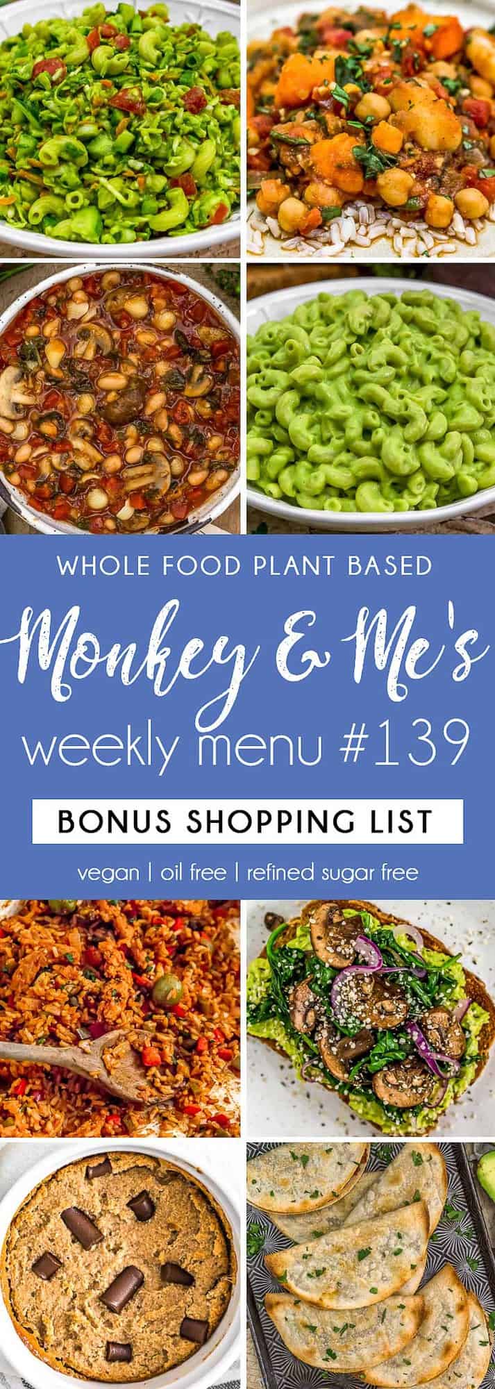 Monkey and Me's Menu 139 featuring 8 recipes