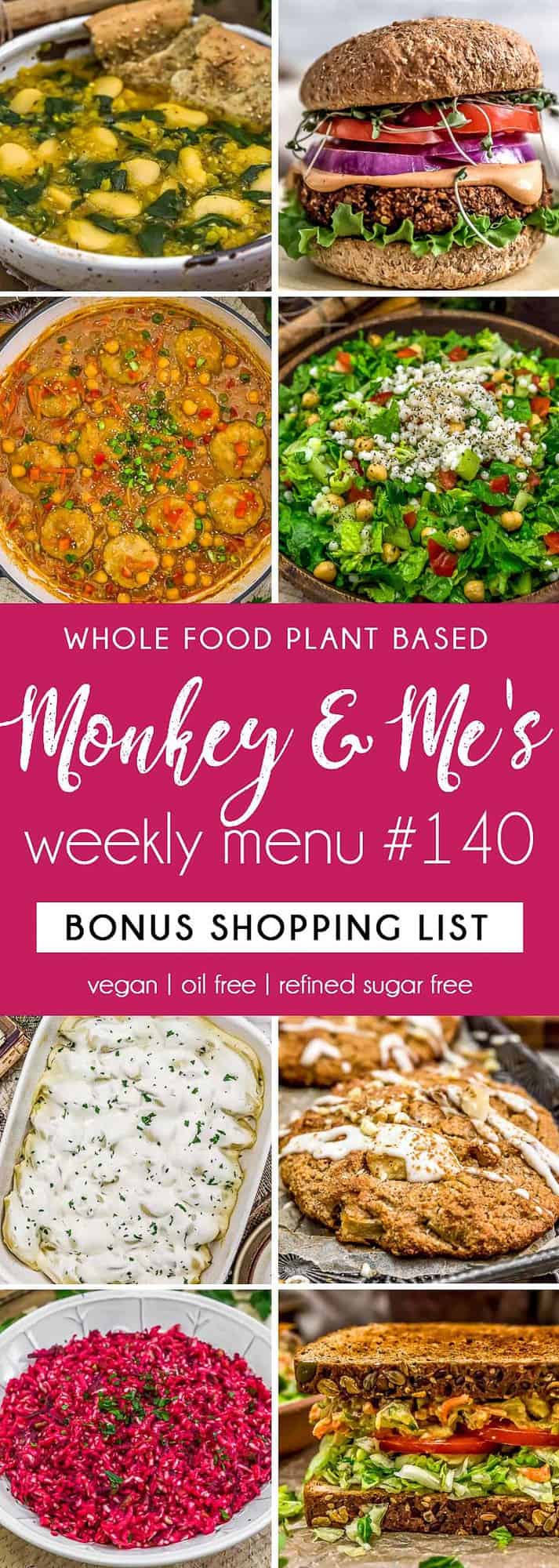 Monkey and Me's Menu 140 featuring 8 recipes