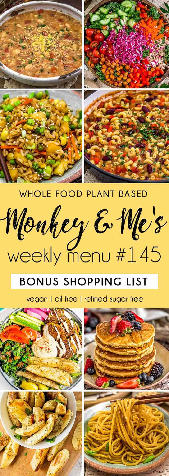 Monkey and Me's Menu 145 featuring 8 recipes