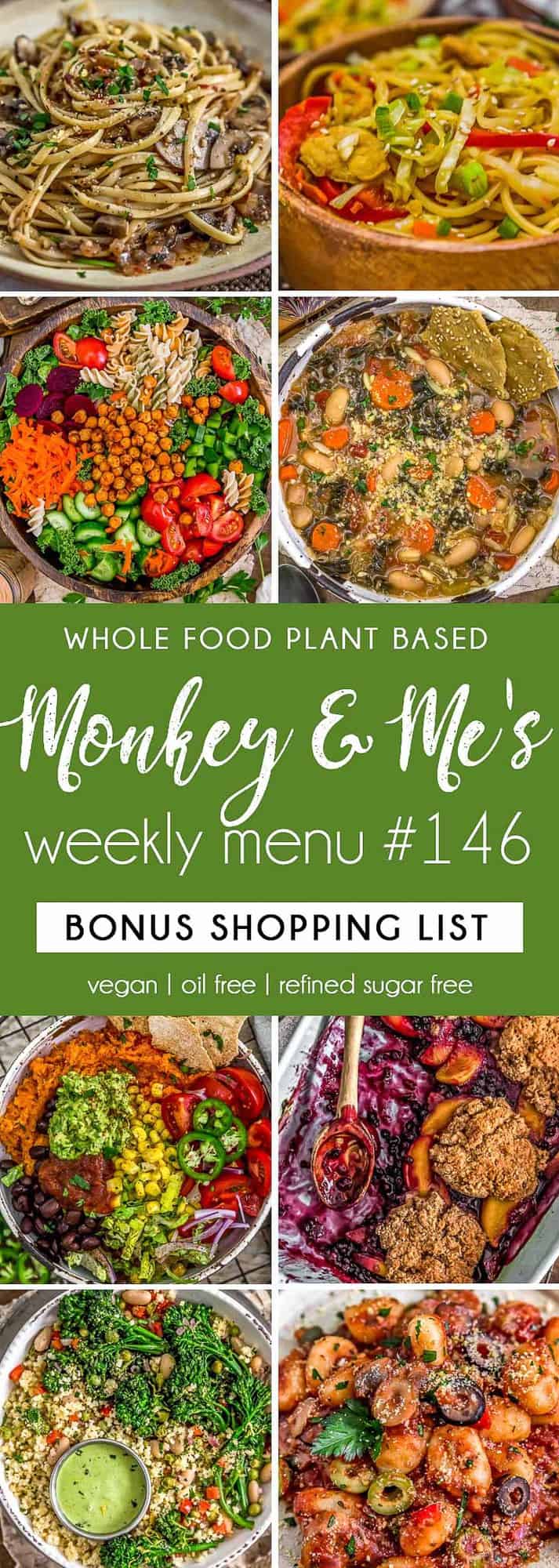 Monkey and Me's Menu 146 featuring 8 recipes