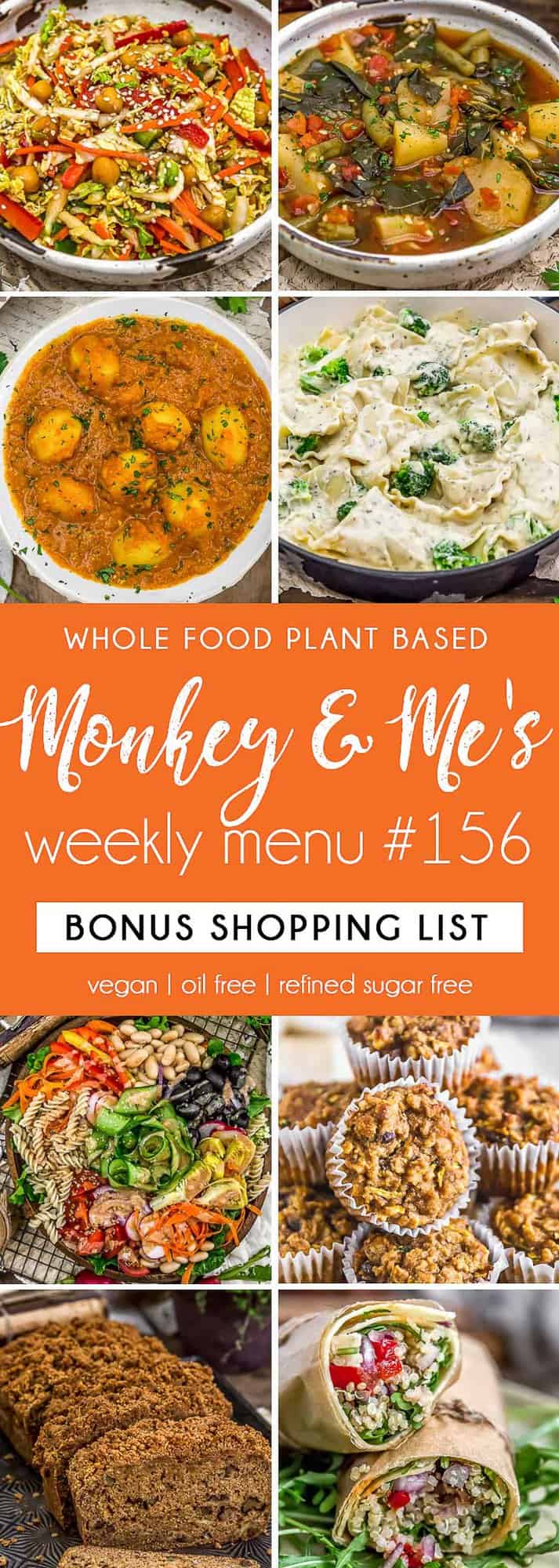 Monkey and Me's Menu 156 featuring 8 recipes