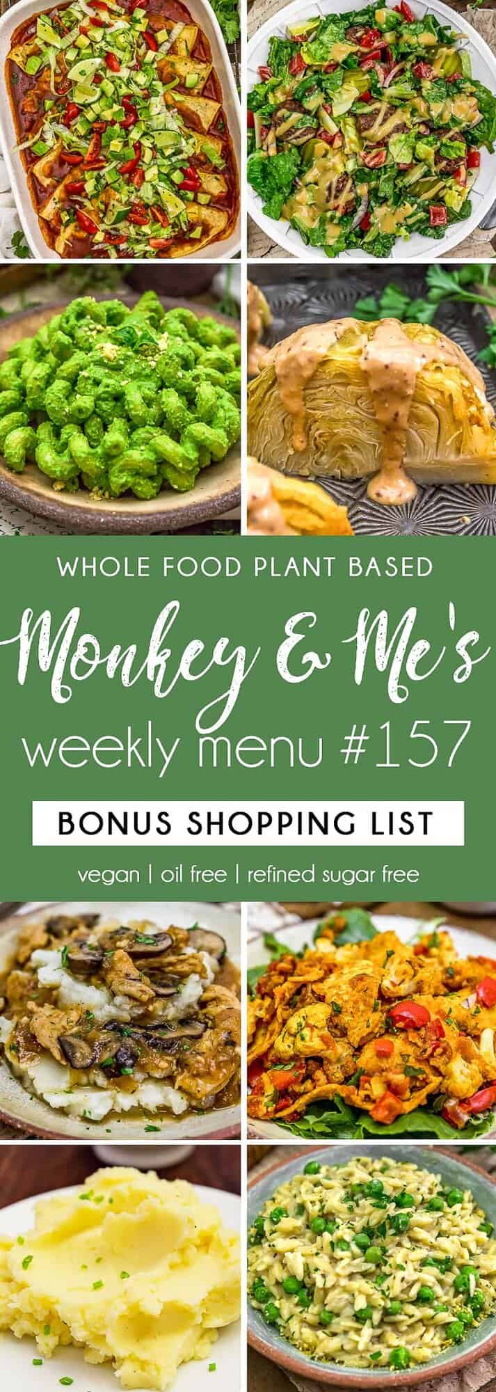 Monkey and Me's Menu 157 featuring 8 recipes