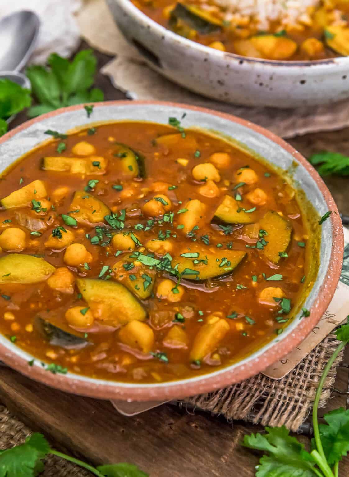 Zucchini Chickpea Curry - Monkey and Me Kitchen Adventures