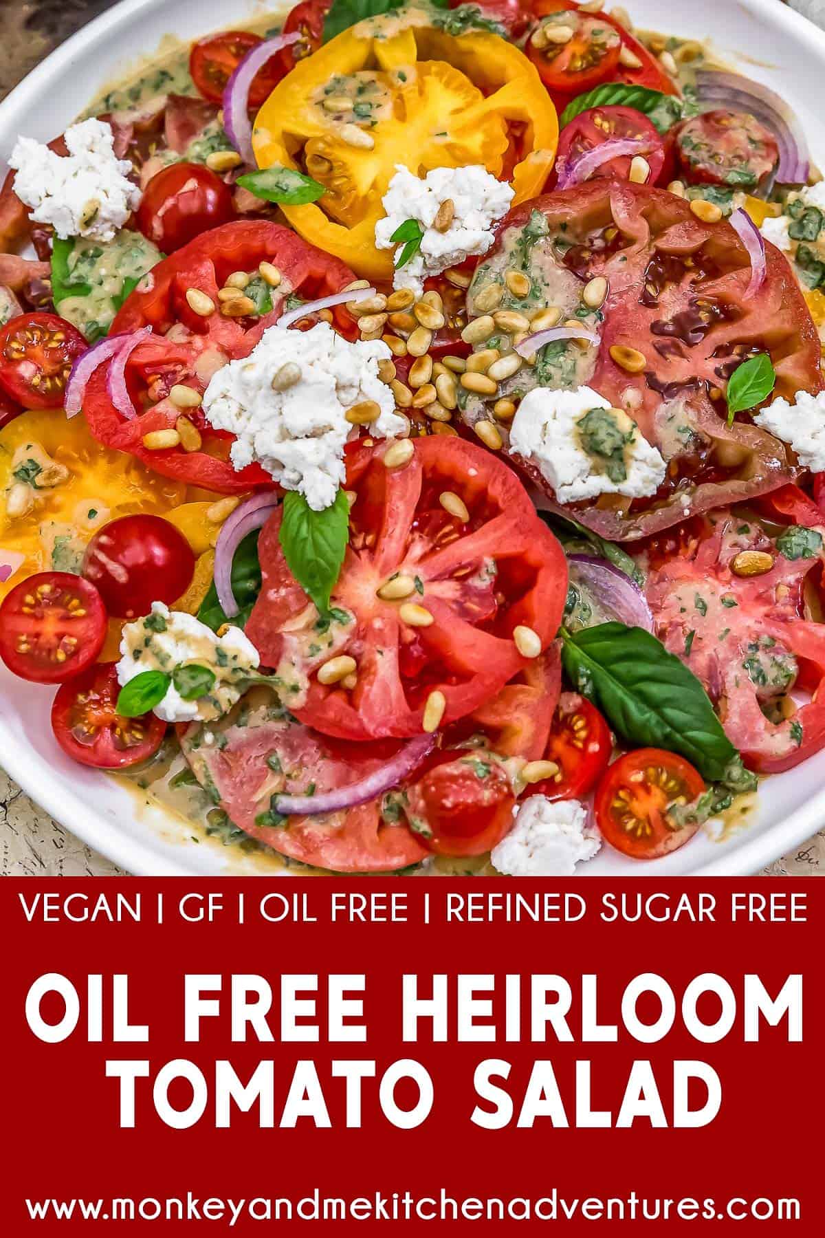 Oil Free Heirloom Tomato Salad